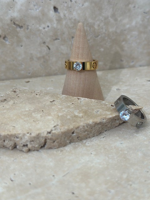 Anillo solitario Anyssa