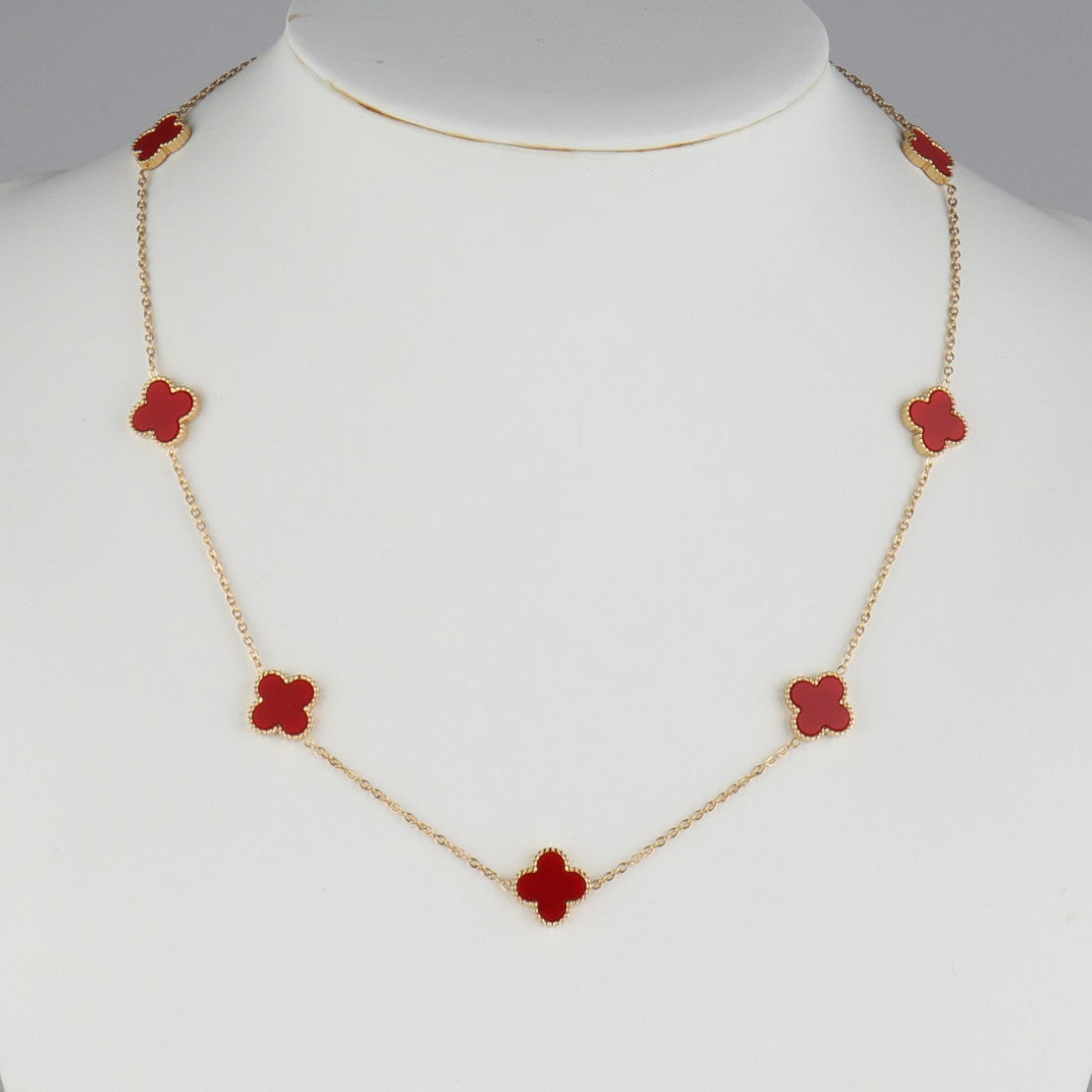 collier Ruby 7 fleurs