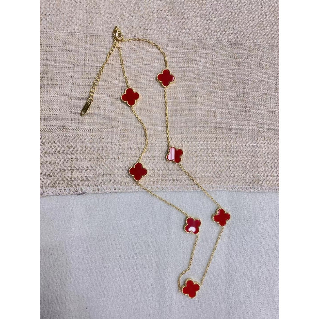 collier Ruby 7 fleurs