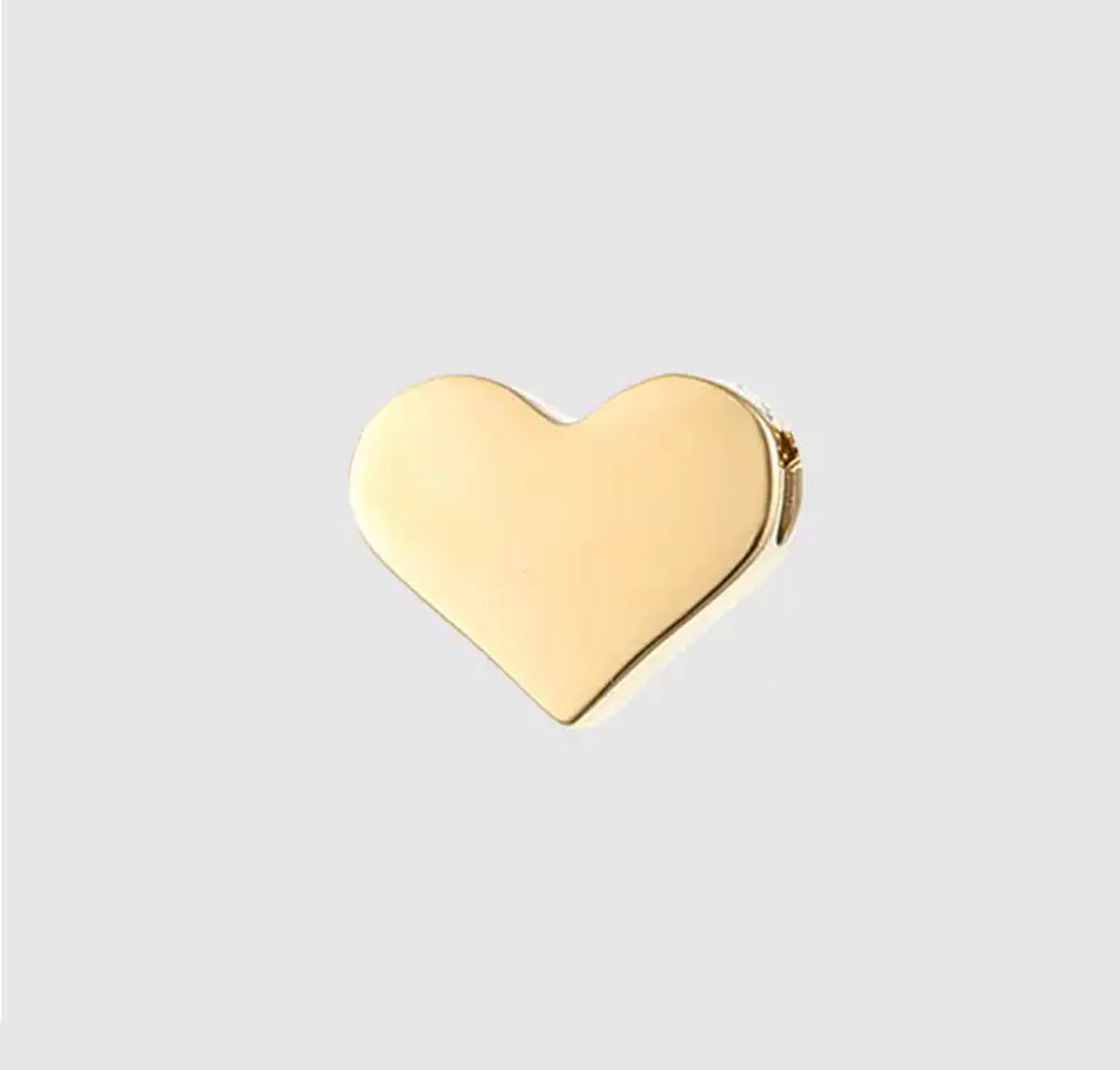 pendentif coeur couleur or pour bijoux personnalisables